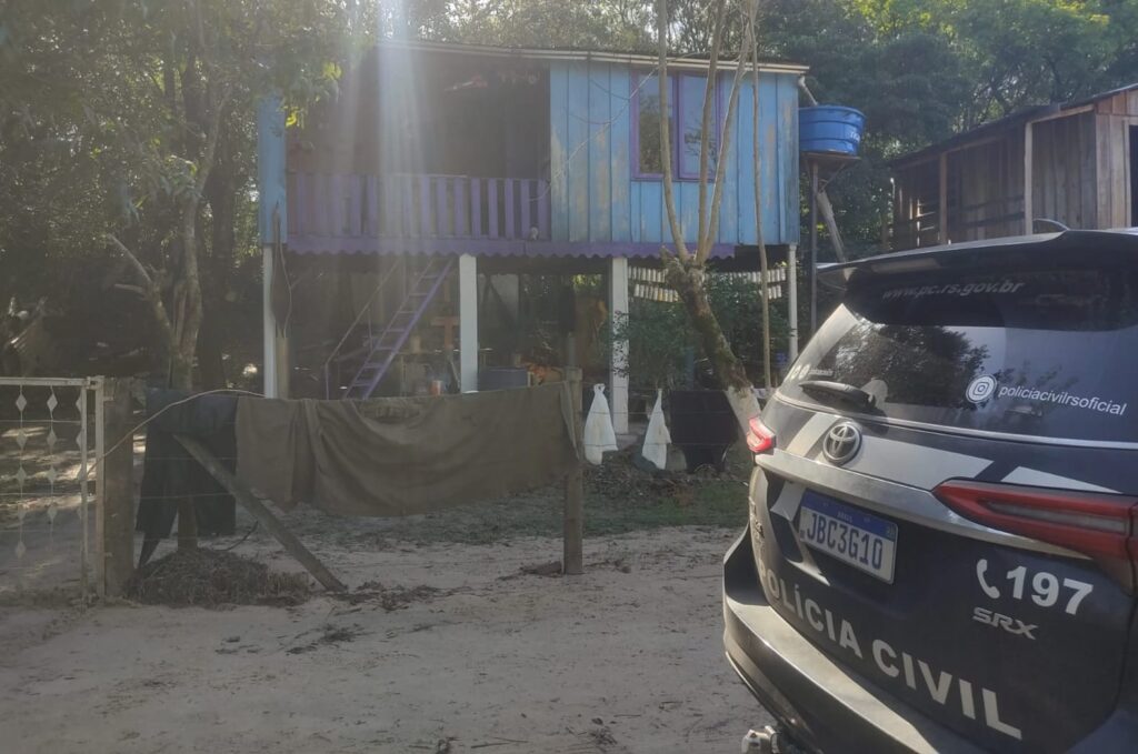 Local onde ocorreu o crime na Vila do Verde- Foto Divulgação Polícia Civil